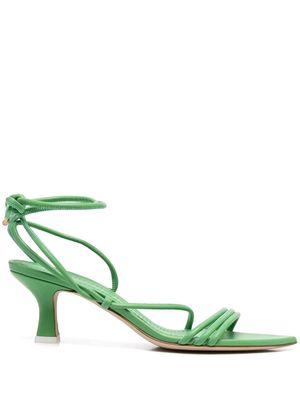 Château Lafleur-Gazin 65mm pointed-toe sandals - Green