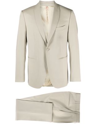 Château Lafleur-Gazin shawl-lapels single-breasted suit - Neutrals