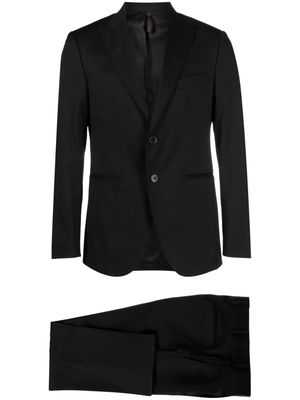 Château Lafleur-Gazin single-breasted wool suit - Black