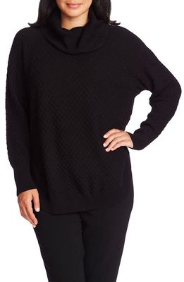 Chaus Cowl Neck Sweater in Rich Black