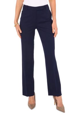 Chaus 'Emma' Straight Leg Pants in Night Navy 