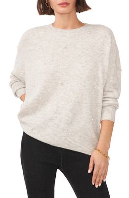 Chaus Pearly Baubles Cozy Crewneck Sweater in Jazz Club 