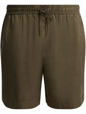 CHÉ elasticated-waistband deck shorts - Green