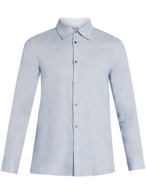 CHÉ linen button-up shirt - Blue