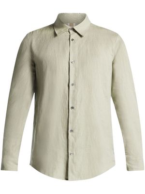 CHÉ long-sleeve linen shirt - Neutrals