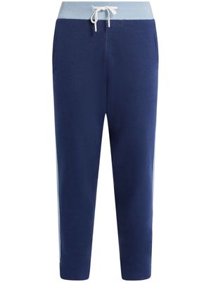 CHÉ tapered cotton track pants - Blue