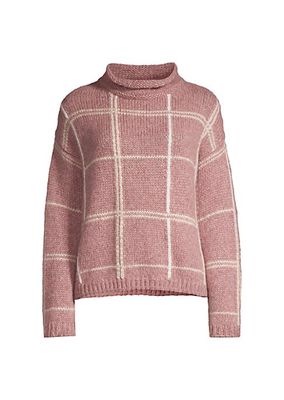 Check Alpaca-Blend Sweater