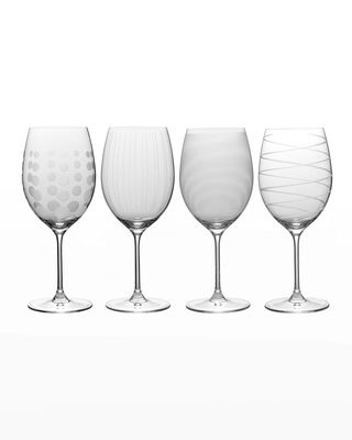 Cheers Red Wine Glasses, Set of 4
