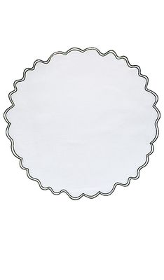 Chefanie Timeless Placemat in White.