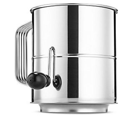 ChefGiant 8-Cup Rotary Flour Sifter 16 Fine Mes h