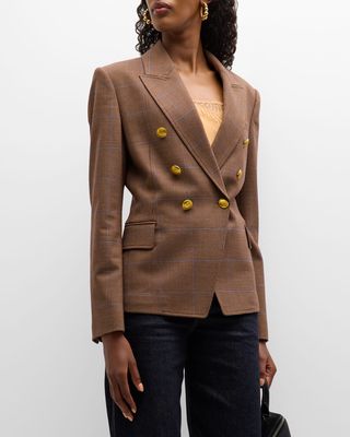 Chelsea Check Double-Breasted Jacket