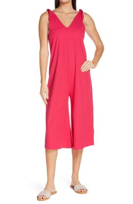Chelsea28 Rib Cover Up Jumpsuit in Pink Bright