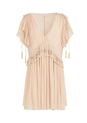 Cher Tassel Georgette Dress