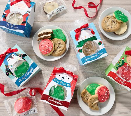 Cheryl's 20 Piece Holiday Cookies in Gift Boxes