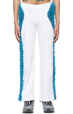 Chet Lo Blue & White The Ray Lounge Pants