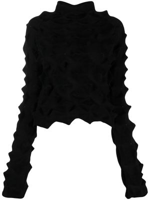 Chet Lo Maxi Spikes Maul knitted jumper - Black