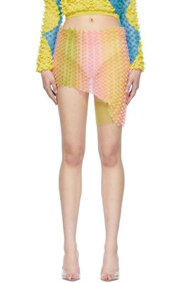 Chet Lo SSENSE Exclusive Multicolor Tropicana Mini Skirt