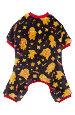 Chewy x Disney Star Wars Gingerbread Cookies Dog & Cat Pajamas in Black