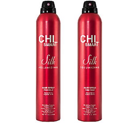 CHI Smart Silk Volumizing Styling Spray Firm Ho ld Duo