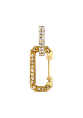 Chiara 18K Gold & Diamond Small Drop Earring