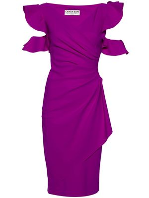 CHIARA BONI La Petite Robe Beaurisse midi dress - Purple