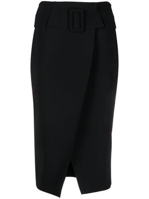 CHIARA BONI La Petite Robe belted-waist pencil skirt - Black
