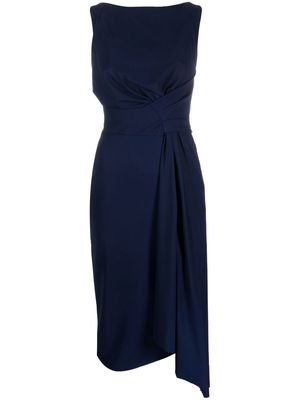 CHIARA BONI La Petite Robe Cinthia wrap-front tailored dress - Blue