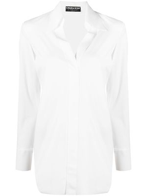 CHIARA BONI La Petite Robe concealed fastening shirt - White