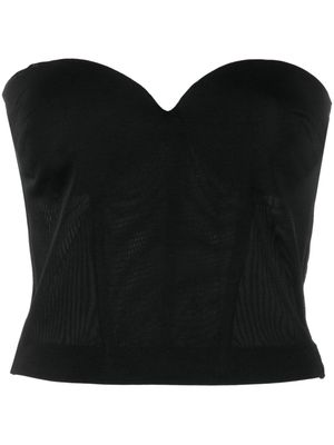 CHIARA BONI La Petite Robe corset-style strapless top - Black