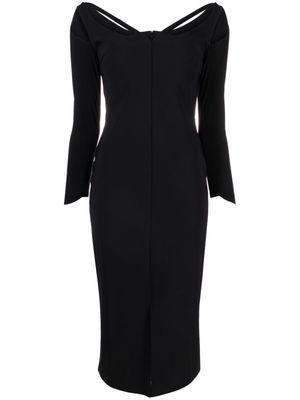 CHIARA BONI La Petite Robe cut-out midi dress - Black