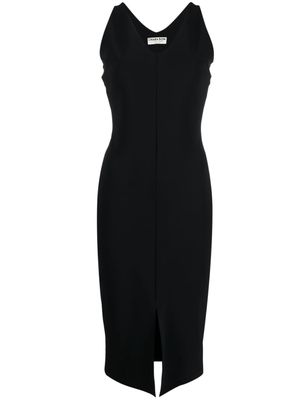 CHIARA BONI La Petite Robe front-slit midi dress - Black