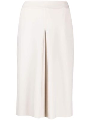 CHIARA BONI La Petite Robe high-waisted straight midi skirt - White
