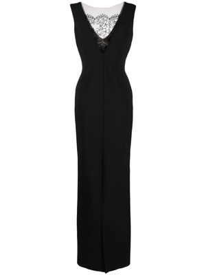 CHIARA BONI La Petite Robe lace-detail maxi dress - Black