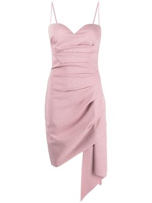 CHIARA BONI La Petite Robe Nilde asymmetric gathered dress - Pink