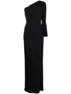 CHIARA BONI La Petite Robe one-shoulder long dress - Black