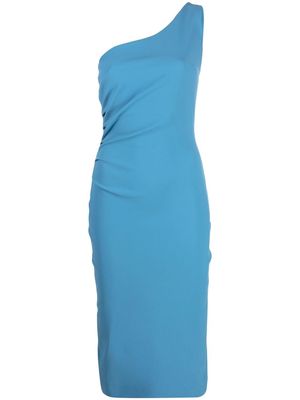 CHIARA BONI La Petite Robe Petunia one-shoulder dress - Blue