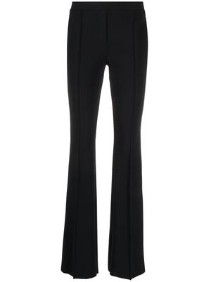 CHIARA BONI La Petite Robe pressed-crease flared trousers - Black