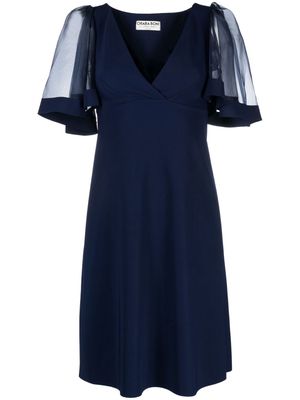 CHIARA BONI La Petite Robe Rema wide-sleeved dress - Blue