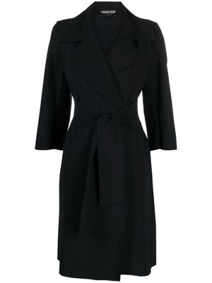 CHIARA BONI La Petite Robe Saveria belted duster coat - Black