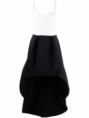 CHIARA BONI La Petite Robe two-tone maxi dress - Black