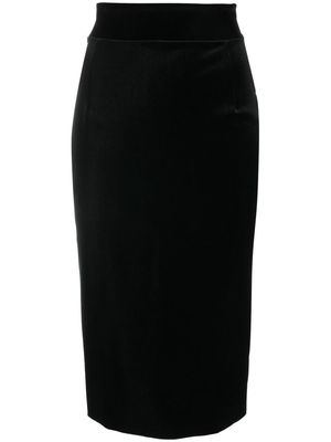 CHIARA BONI La Petite Robe velvet pencil skirt - Black