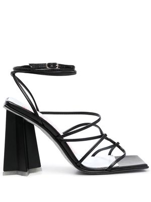 Chiara Ferragni 10mm multi-way strap sandals - Black