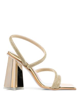 Chiara Ferragni 110mm star-heel sandals - Gold