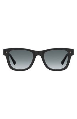 Chiara Ferragni 50mm Square Sunglasses in Black/Grey Shaded