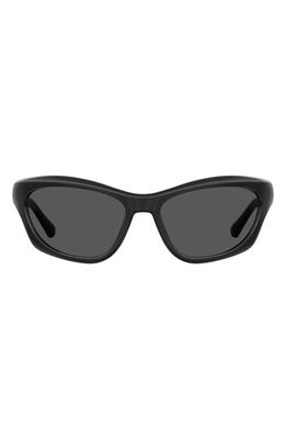 Chiara Ferragni 60mm Cat Eye Sunglasses in Black/Grey