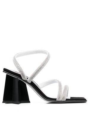 Chiara Ferragni Andromeda rhinestone-embellished sandals - Black