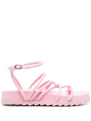Chiara Ferragni Cable strappy flat sandals - Pink