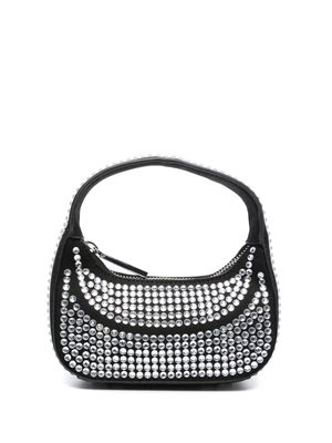Chiara Ferragni Caia Micro rhinestone-embellished mini bag - Silver
