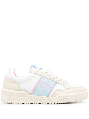 Chiara Ferragni CF-1 leather sneakers - White