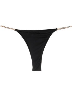 Chiara Ferragni crystal-embellished bikini bottoms - Black
